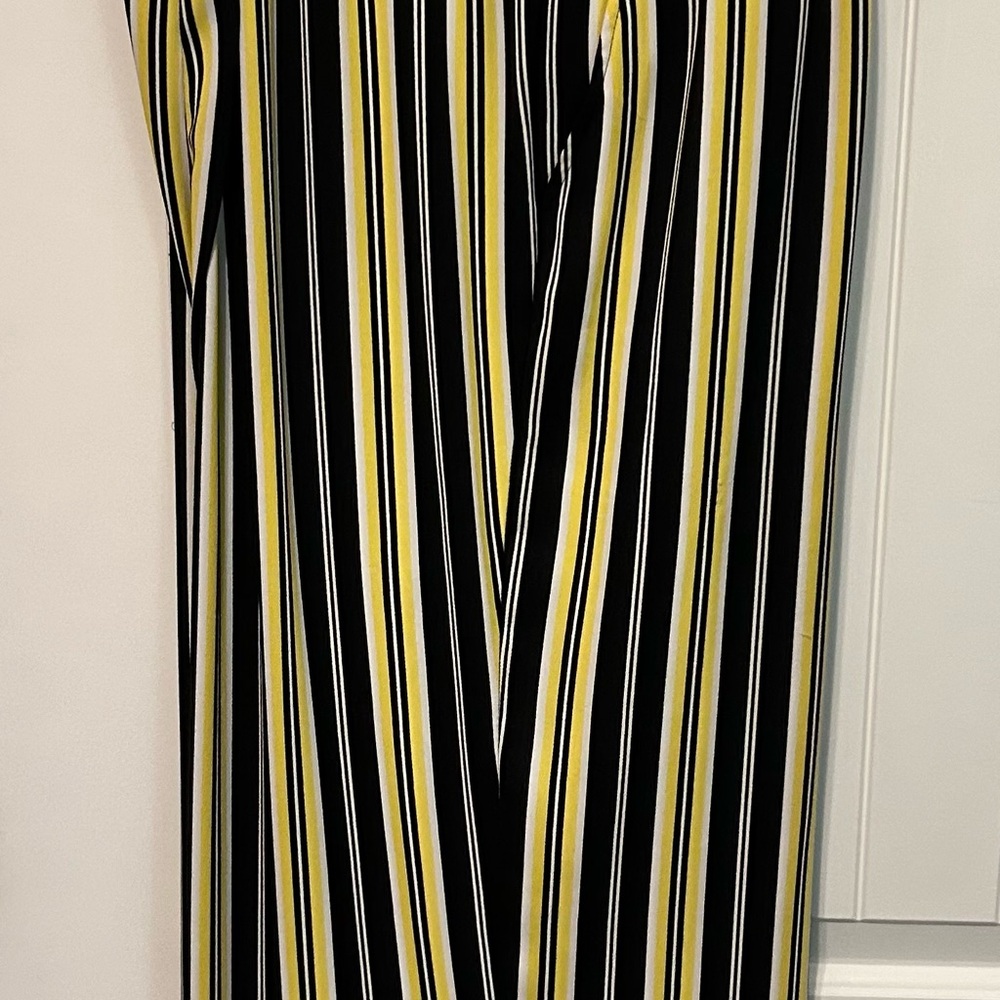 Striped Black and Yellow Pants